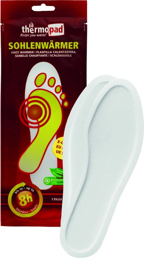 Semelles Chauffantes 10 Paires THERMOPAD Taille S (36-37) 8h - Main Image