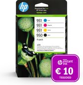 HP 950 & 951 - Inktcartridge kleur & zwart + Instant Ink tegoed