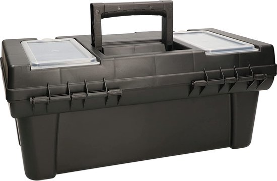 Gereedschapskoffer, koffer, 16 inch, gereedschapskist, organizer, schroeven  met 2... | bol.com