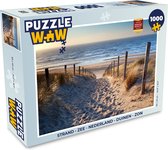 Puzzel Strand - Zee - Nederland - Duinen - Zon - Legpuzzel - Puzzel 1000 stukjes volwassenen