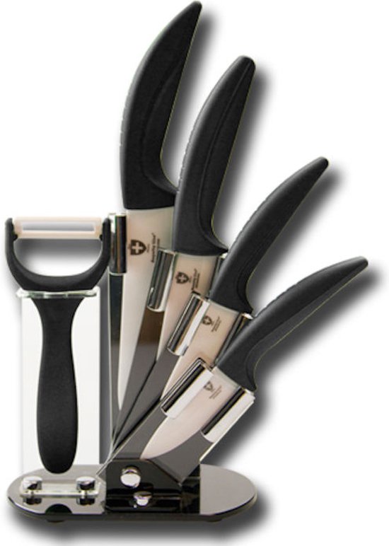 Royalty Line Keramische Messenset 6 Delig - Met Aardappelschiller