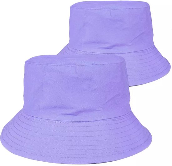 LOUD AND CLEAR® - Chapeau - Bucket Hat - Bucket Hat - Homme Femme - Lila - Chapeau de soleil
