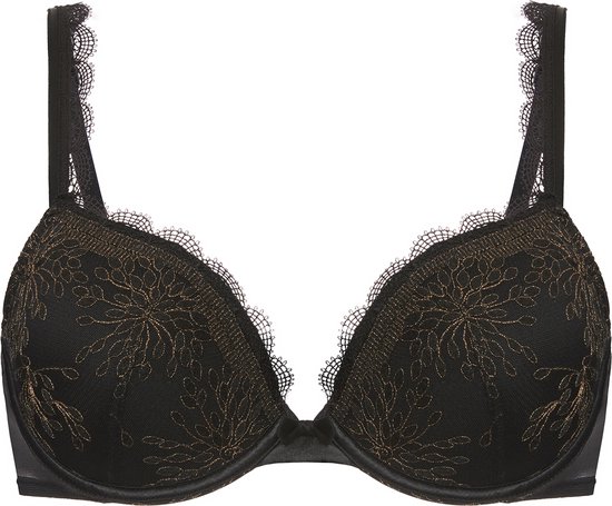 Simone Pérèle - Singular Push-Up BH Zwart - taille 75D - Goud Zwart - Femme