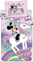 Minnie Mouse Dekbedovertrek Unicorn 140 x 200 cm (50 x 70 cm)