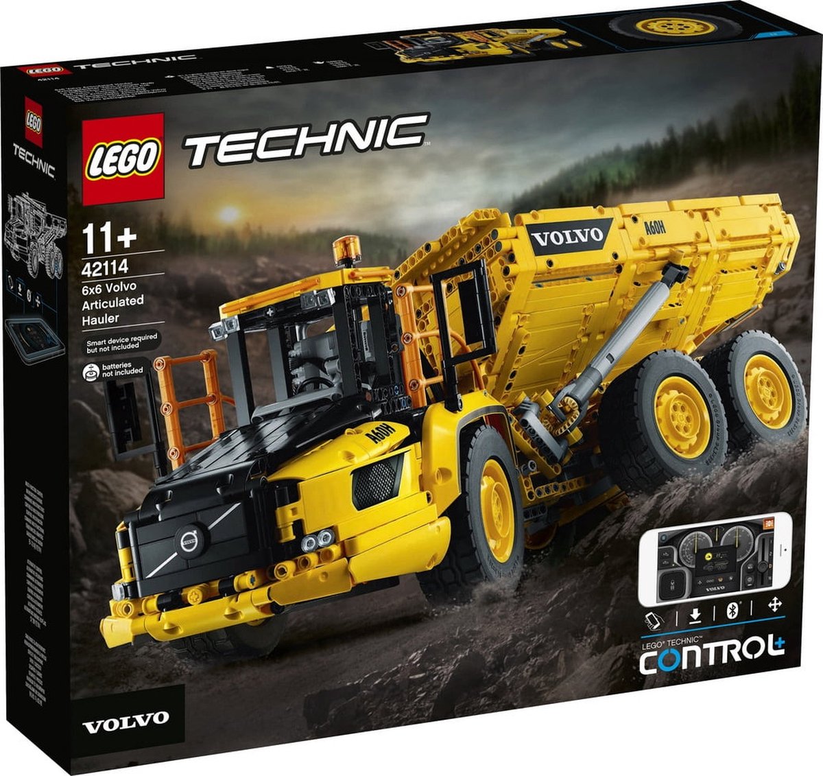 LEGO Technic Le tombereau articulé Volvo 6x6 - 42114 | bol.com