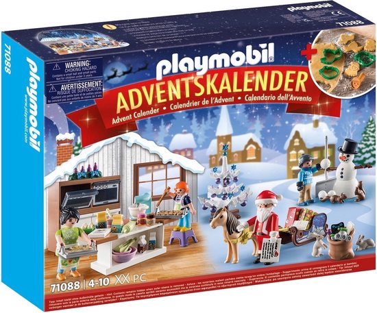 Playmobil adventskalender kerst 71088