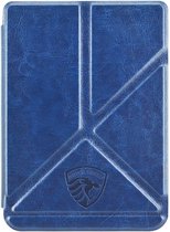 Hoesje Geschikt voor Kobo Clara 2E Origami Sleepcover - Book Case Hoes Cover - Marine Blauw