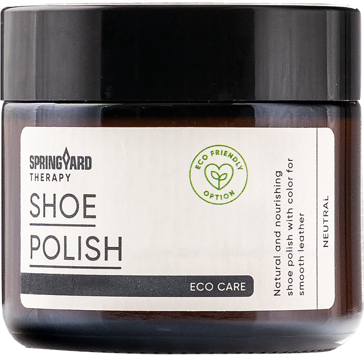 Springyard Therapy Shoe Polish - Schoenpoets neutraal - geeft glans - 60ml