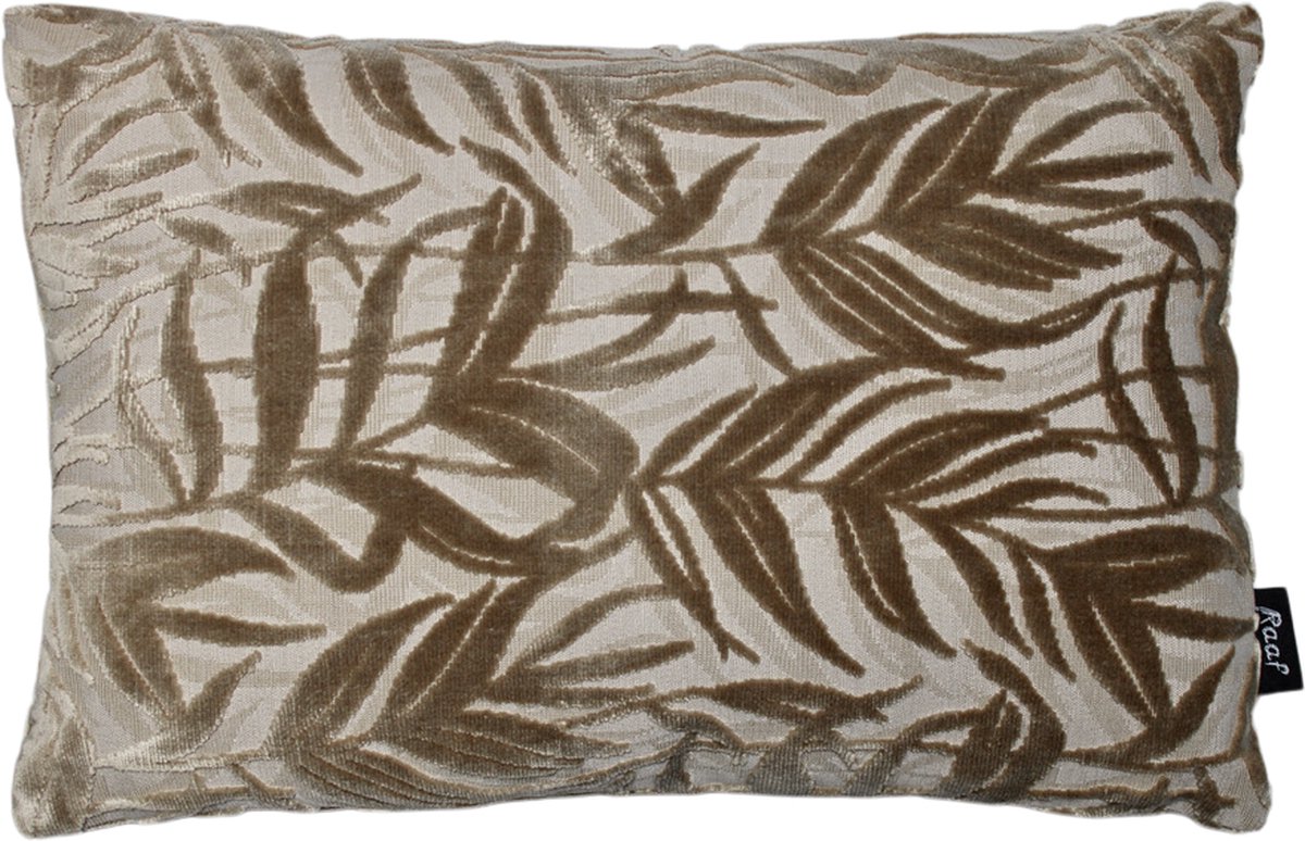 Raaf sierkussen-hoes Flora ecru 35x50 cm Beige