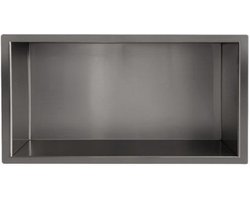 ALONI inbouwnis – 30x60x10 cm – gunmetal grijs
