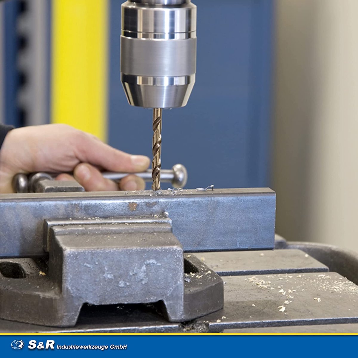 13 Forets à Métaux HSS Cobalt S&R - Diamètre 1,5 à 6,5mm, Angle 135° - Pour Acier Inox, Fonte - Qualité Industrielle