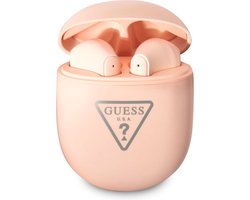 Guess True Wireless Triangle Logo - TWS Bluetooth In-ear Oordopjes - Roze