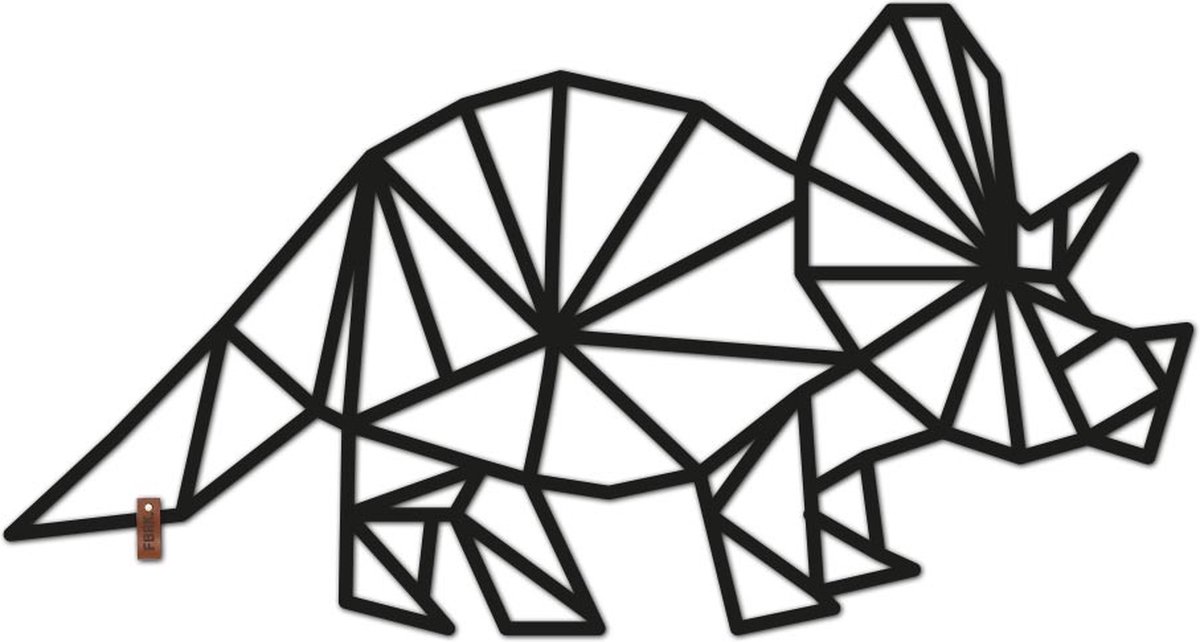 FBRK. Geometrische Triceratops M - Copper Metallic