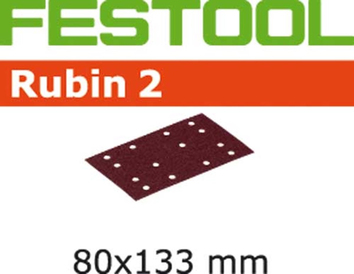 Schuurstroken STF 80X133 P120 Rubin 2 VE=10