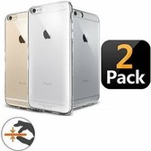 iPhone 6 6s PLUS 5.5 Hoesje TPU Siliconen Transparant 2x