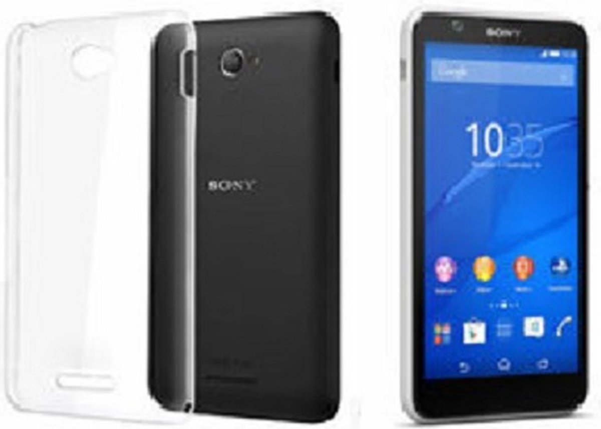 Sony Xperia E4 Hoesje TPU Siliconen Transparant