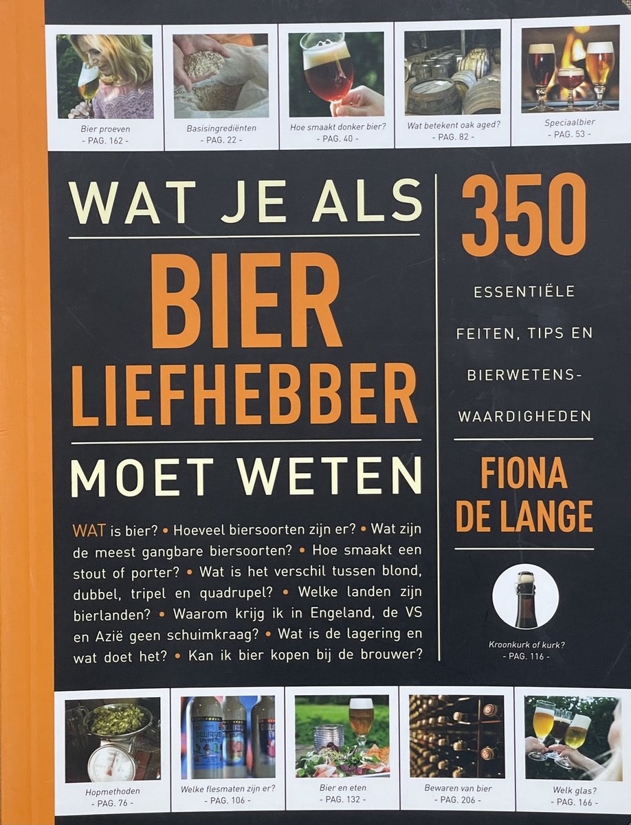 Wat je als bierliefhebber moet weten - Fiona de Lange