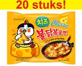 Samyang Hot Chicken Flavor Ramen Cheese - Noedels - 20 x 140 gram