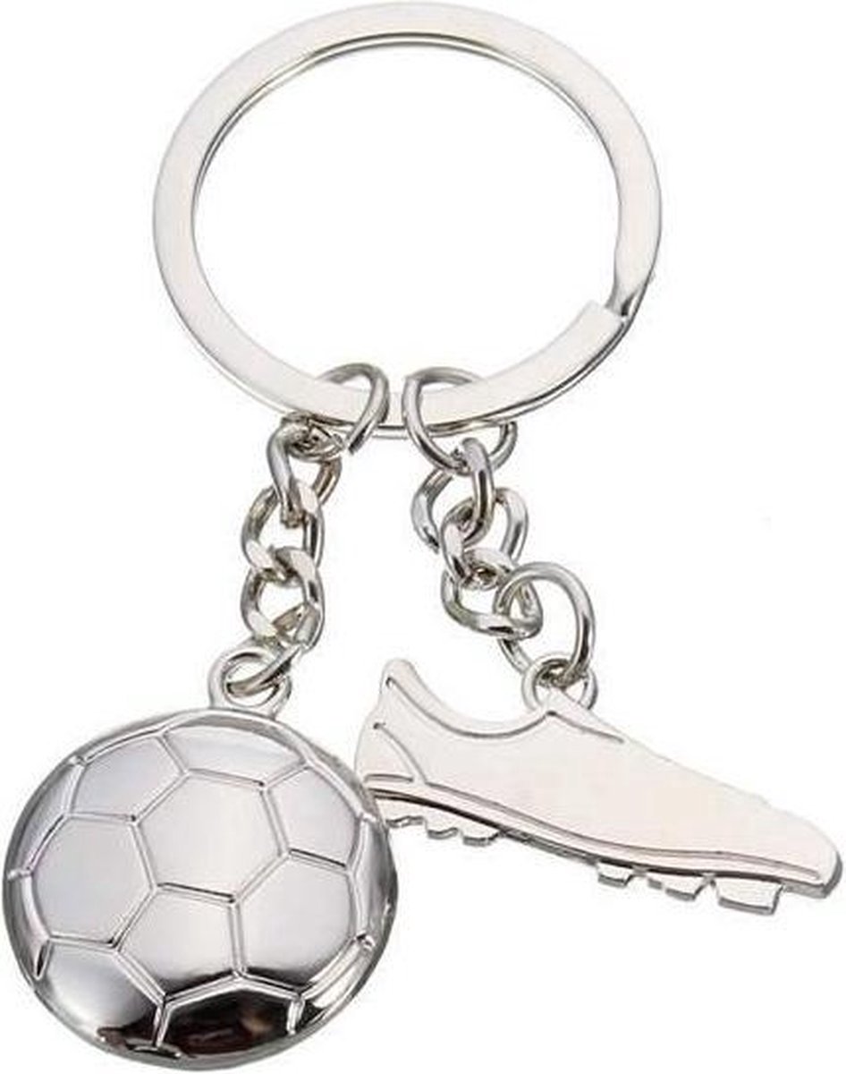 *** Voetbal Sleutelhanger - Uitdeel Cadeau - Voetbal Team - Football Keychain Sleutelbos - van Heble® ***