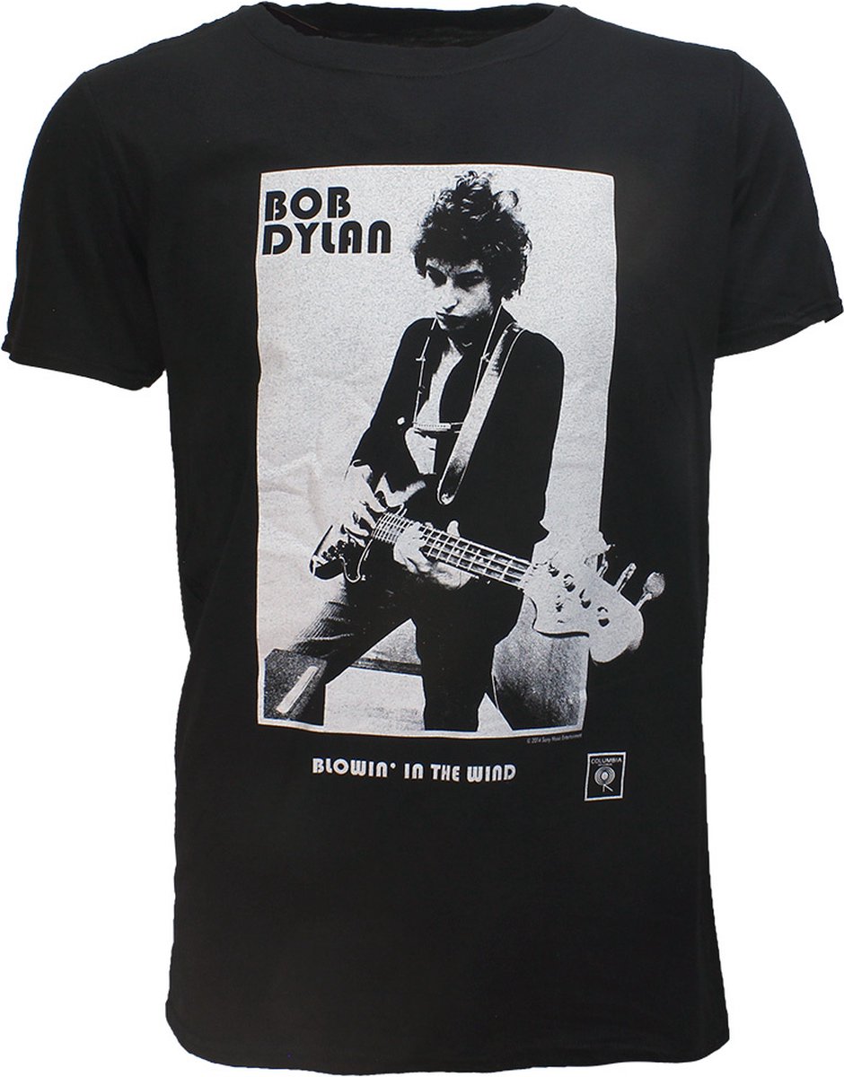 Bob Dylan Blowing In The Wind T-Shirt - Officiële Merchandise - XL