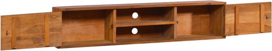 3-delige tv-wandmeubelset met ledverlichting - 1 tv-standaard 1 vitrinekast voor de woonkamer