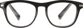 Noci Eyewear NCB303 Brad Leesbril +3.00 Zwart - Zilverkleurig insert