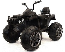 Elektrische Kinderquad Zwart 12v, Quad 12V, Elektrische Quad 12V zwart voor kinderen - Elektrische kinder quad accu - accu quad - 12v
