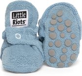 Little Riots - Chaussons de bébé - Pas à pas en polaire - Blue ciel - 6-12 mois (11,5 cm) - Pointure 18-19