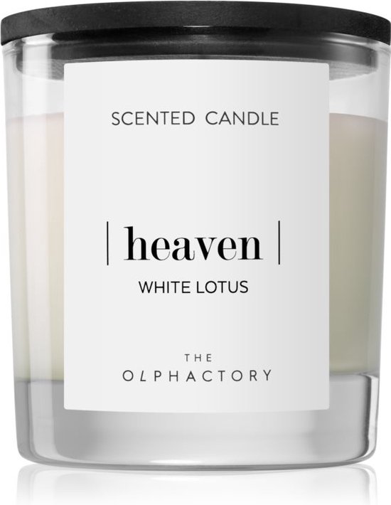 The Olphactory Luxe Geurkaars #heaven - white lotus 40 branduur
