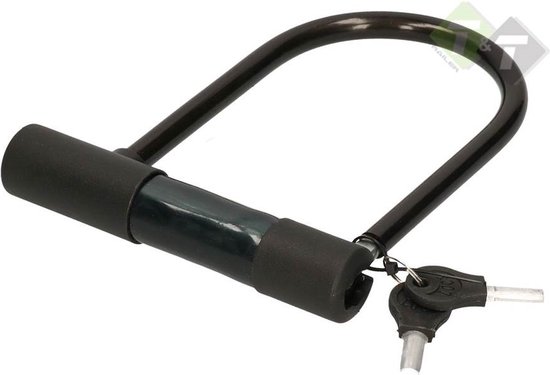 Stahlex Beugelslot - Veiligheidscategorie B - 15 x 18.5 cm - Inclusief 2 sleutels - Zwart van Stahlex — afbeelding 4