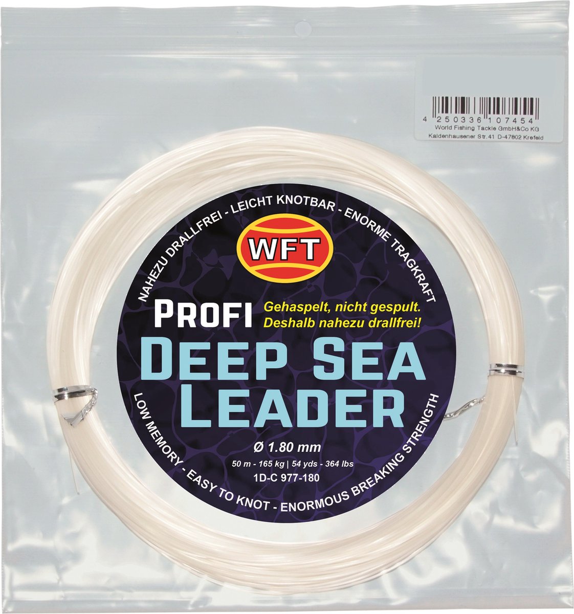WFT | Deep Sea voorslag | 50 meter | 0.60 mm | 25kg