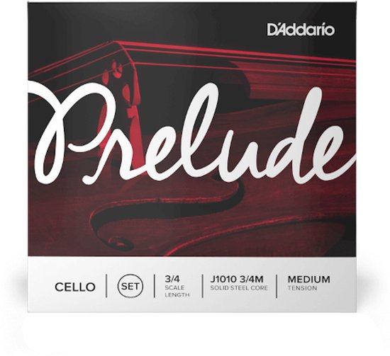 Foto: D addario prelude j1010 3 4m cello snarenset 3 4 mensuur medium spanning