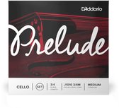 D'Addario Prelude J1010 Jeu de cordes pour violoncelle 3/ 4M , échelle 3/4, tension moyenne