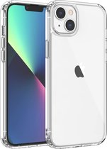 iPhone 14 Hoesje Transparant - iPhone 14 Siliconen Hardcase Doorzichtig - iPhone 14 Extreme Bescherming Defend Case - Crystal Clear Helder