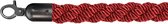 Barrier Cord Luxury Red - Black - Ø 3cm - Length 157 cm 10102RBL - ESSENTIALS 10102RBL