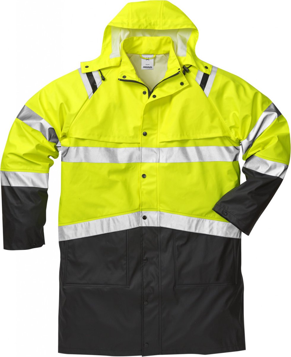 Fristads Hi Vis Regenjack Klasse 3 4634 Rs Hi-Vis Zwart