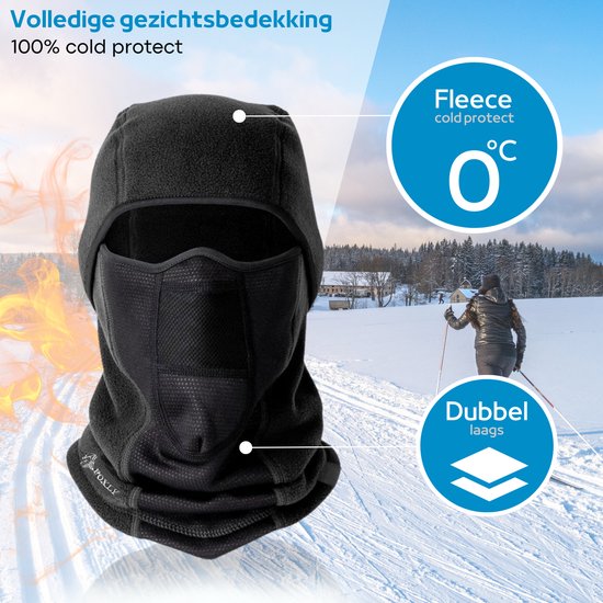 ODLO MERINO WARM BLACK - Skimuts