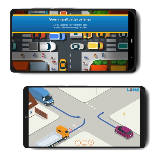 Theorieboek Rijbewijs B 2026 Auto met Praktijkboek - Theorie Compleet Pakket voor CBR met o.a. 60 online examens, Samenvatting en Oefenvragen - Lens Media