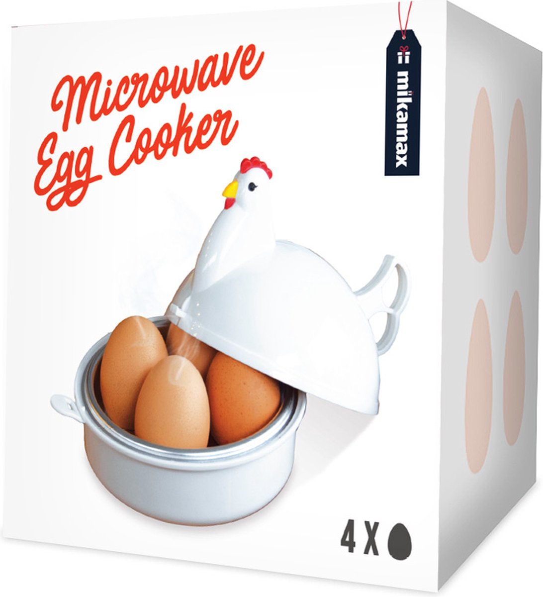 MikaMax Magnetron Eierkoker - Microwave - Eenvoudig Klaar te Maken - Binnen... | bol.com