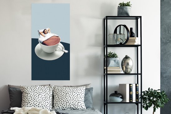 Affiche Femme - Café - Vintage - 60x120 cm