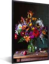 Cadre photo avec affiche - Couleurs - Fleurs - Nature morte - 20x30 cm - Cadre pour affiche