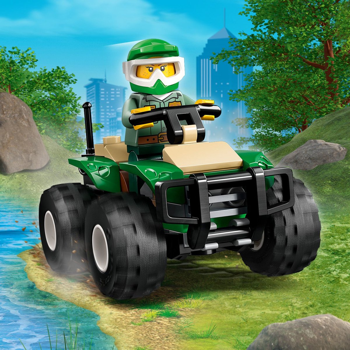 LEGO City 60394 Terreinwagen en otterhabitat Bouwset — afbeelding 5
