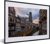 Fotolijst incl. Poster - Water - Utrecht - Lucht - 40x30 cm - Posterlijst
