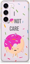 Smartphone hoesje Samsung Galaxy S23 Silicone Case Donut