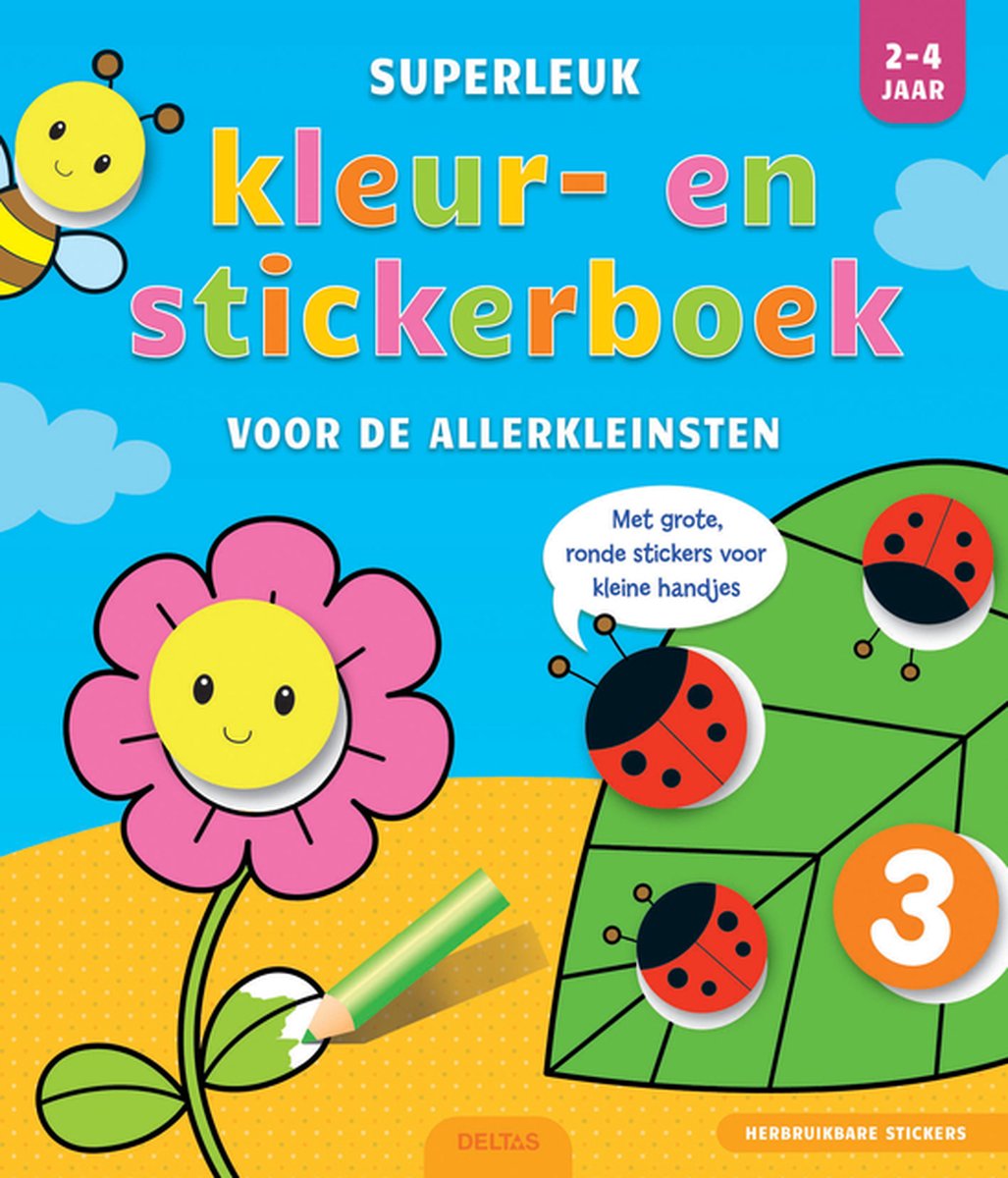 scheuren afstand Baan Superleuk kleur- en stickerboek voor de allerkleinsten 2-4 jaar |  9789044749366 | Boeken | bol.com