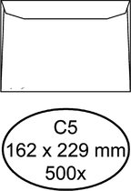 Bankenvelop C5 Hermes Zelfklevend Wit