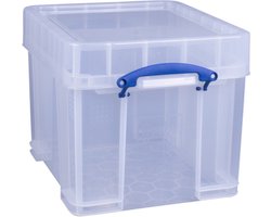 Opbergbox Really Useful 35 liter 480x390x345 mm transparant wit