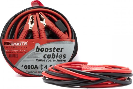 4M Jeu Cables de Demarrage 600AMP Voiture Auto Pince Batterie 12V / 24V  Booster