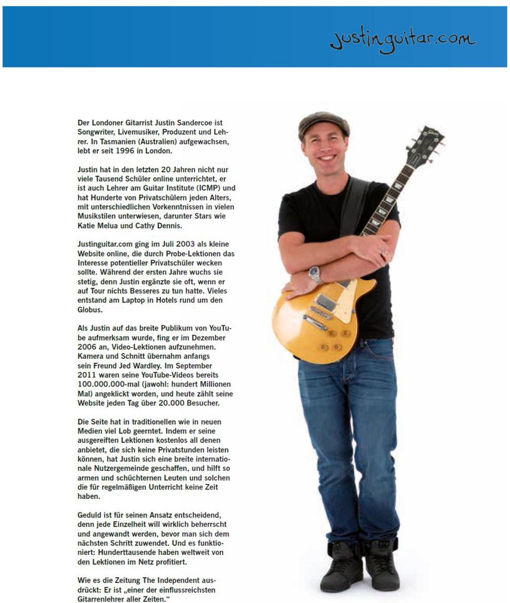 Gitarrenkurs für Anfänger, Justin Sandercoe