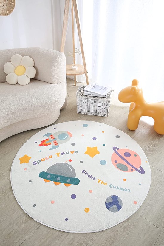 Capslpad Kindertapijt, educatief speelkleed, 6,6 x 5 cm, verkeersweg